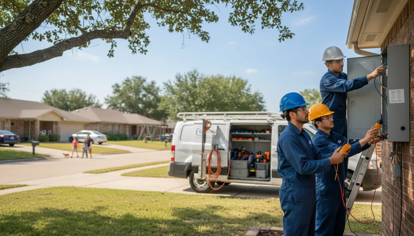 Certified electrician providing emergency electrical services in Canton, OK